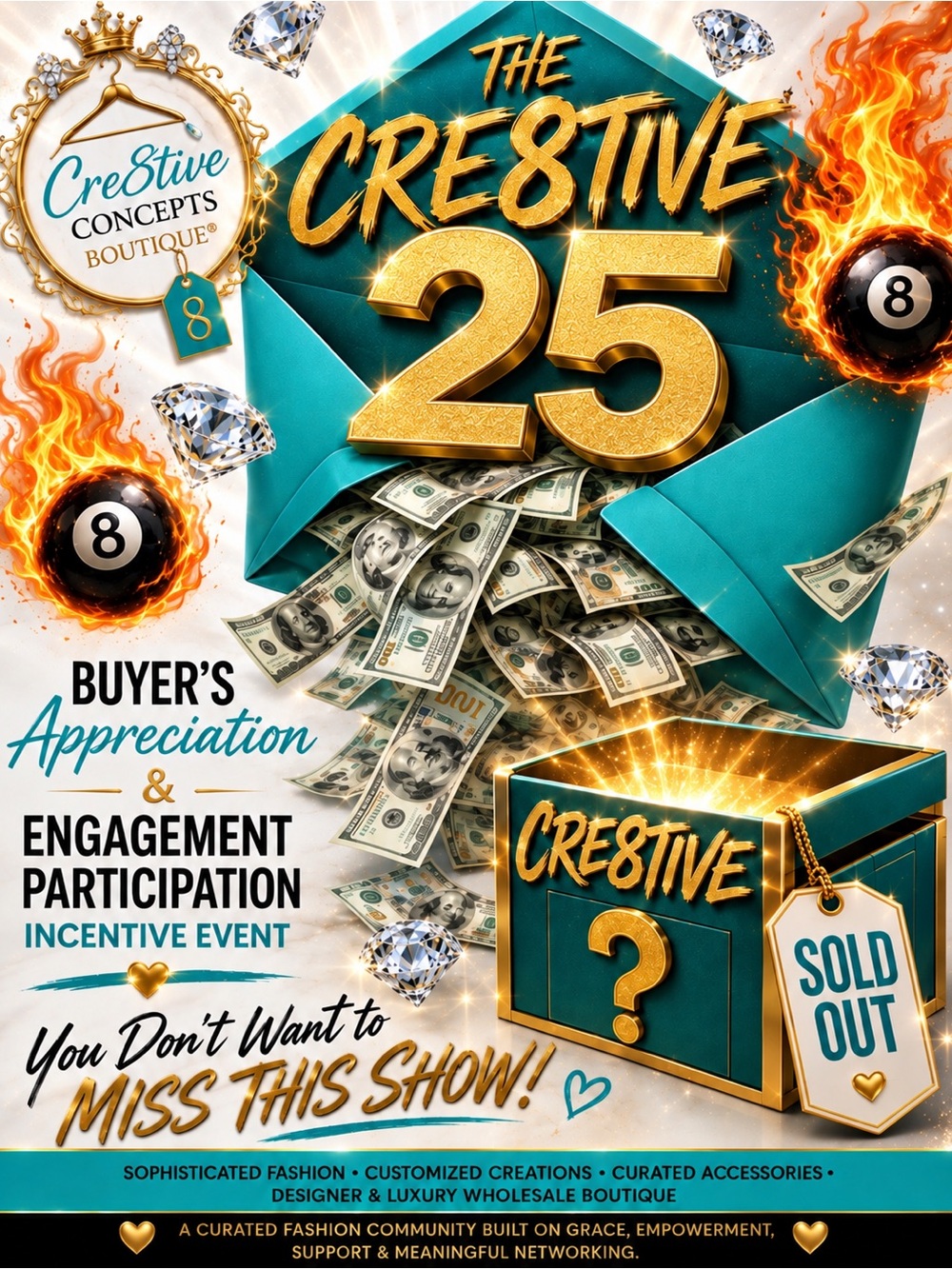 READ 💰 🎱 MAIN LIVE Notification~~>Cre8tive Concepts Boutique Share Show - Picture 15 of 15